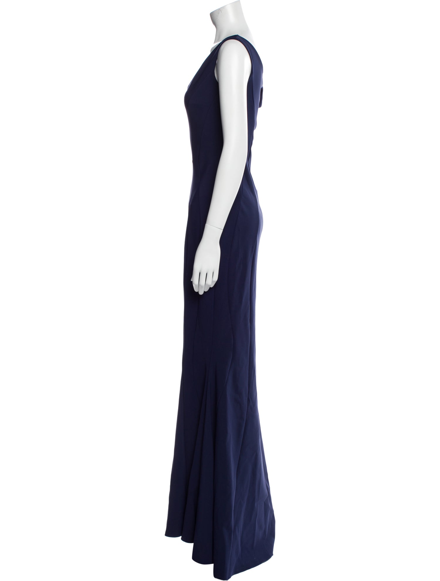 Chiara Boni Scoop Neck Long Dress