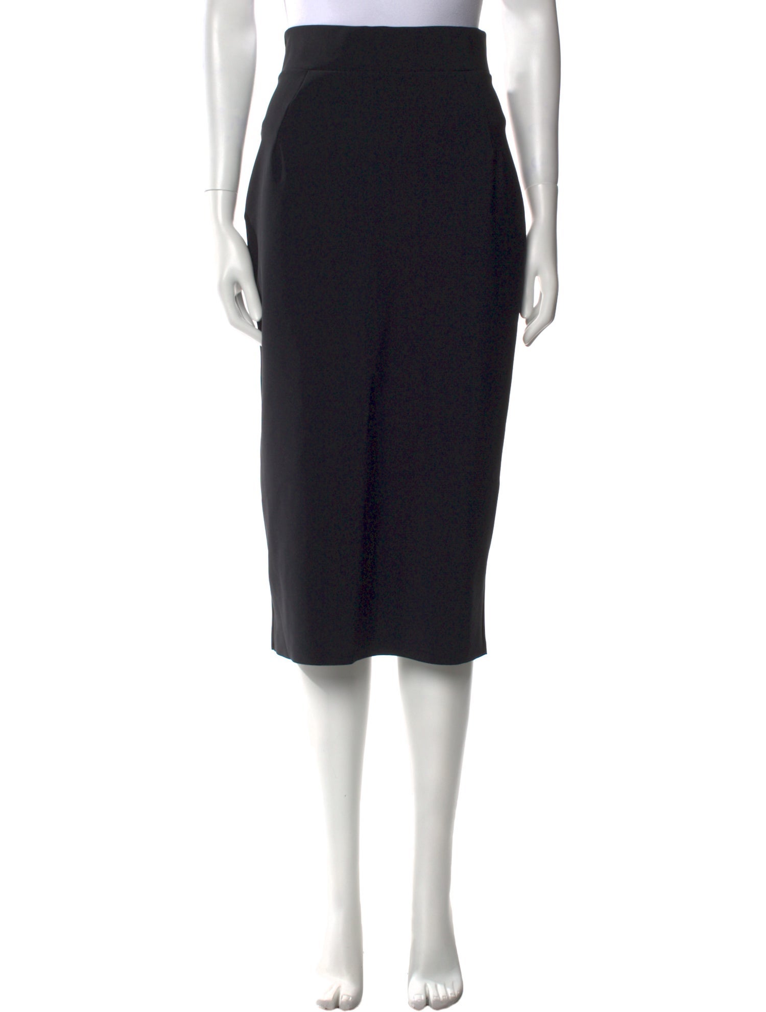 Chiara Boni Pleated Accents Midi Length Skirt