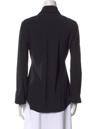 Chiara Boni V-Neck Long Sleeve Blouse