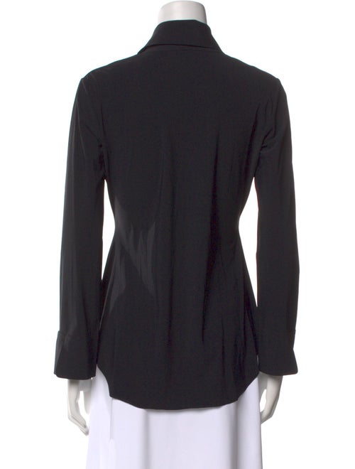 Chiara Boni V-Neck Long Sleeve Blouse