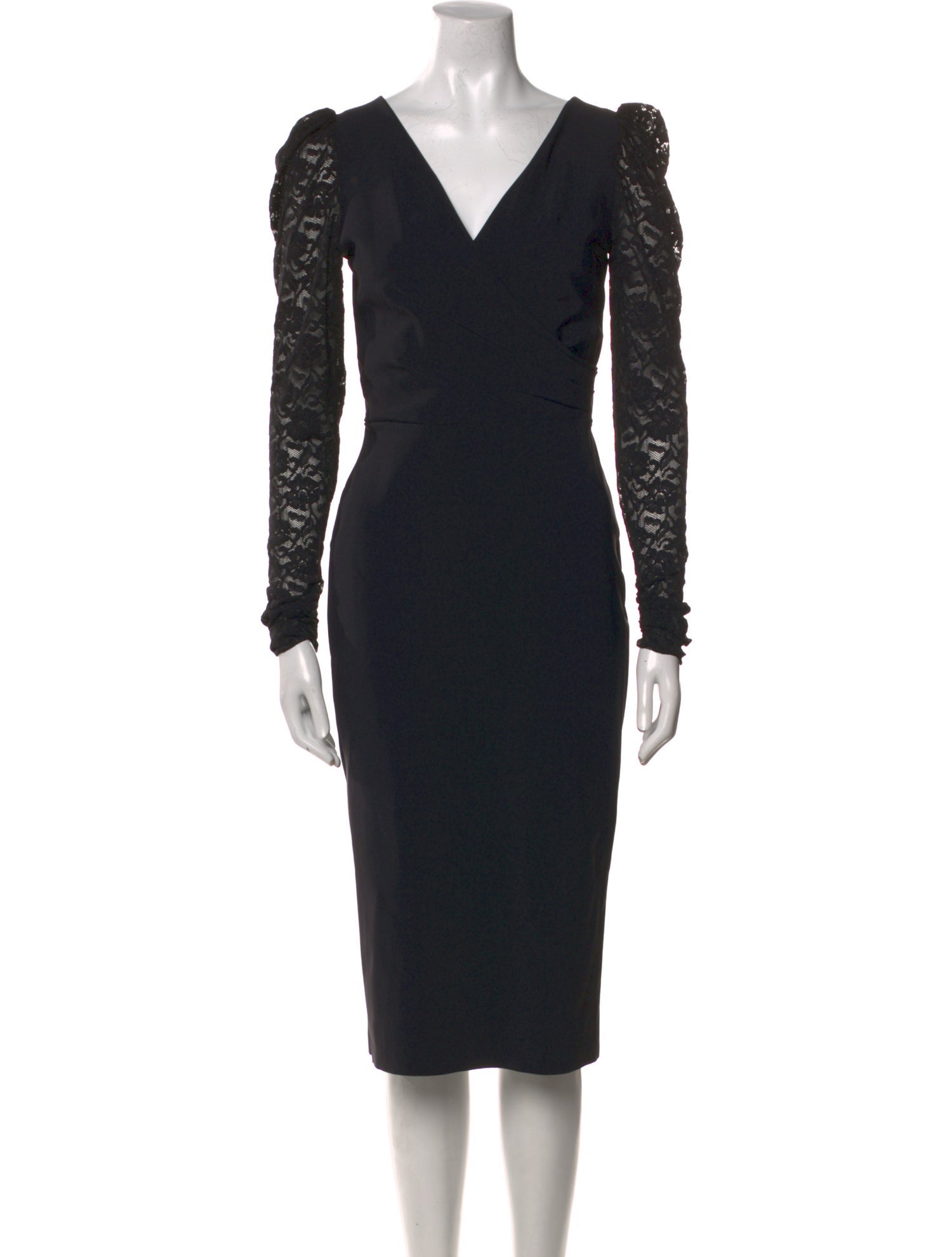 Chiara Boni V-Neck Midi Length Dress w/ Tags