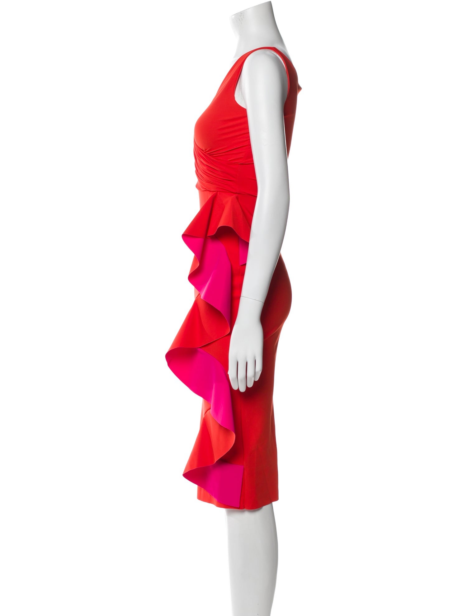 Chiara Boni V-Neck Midi Length Dress