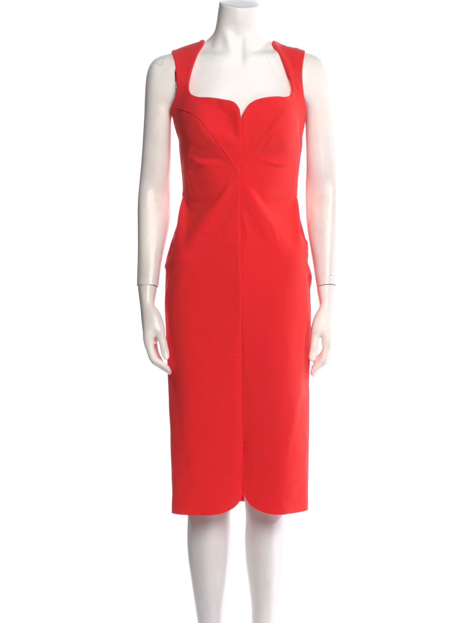 Chiara Boni Square Neckline Midi Length Dress