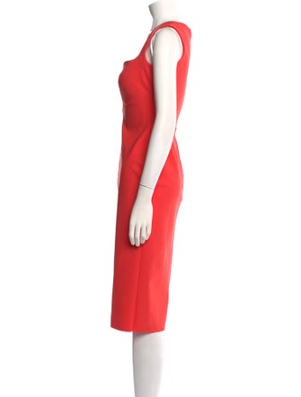 Chiara Boni Square Neckline Midi Length Dress