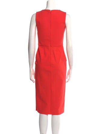 Chiara Boni Square Neckline Midi Length Dress