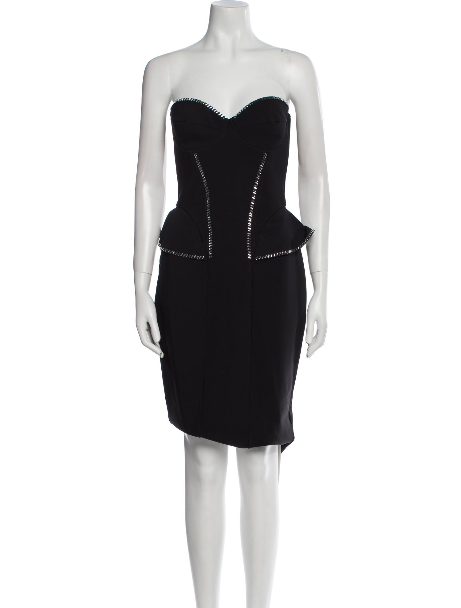 Chiara Boni Strapless Mini Dress