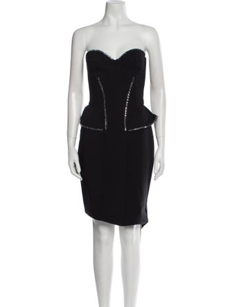 Chiara Boni Strapless Mini Dress