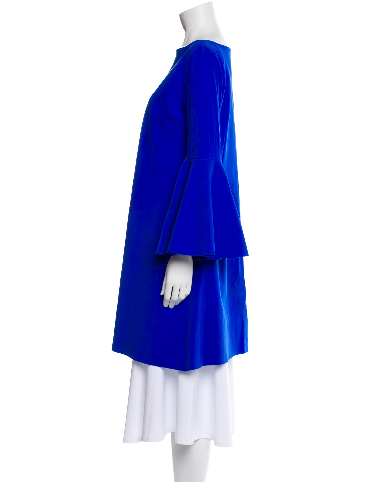 Chiara Boni Bateau Neckline Mini Dress