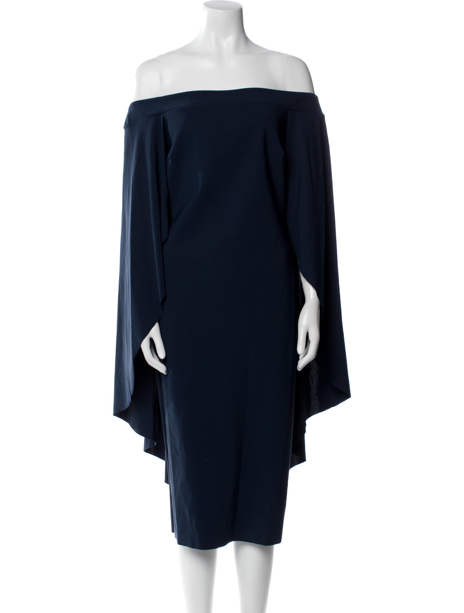 Chiara Boni Off-The-Shoulder Knee-Length Dress