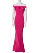 Chiara Boni Off-The-Shoulder Long Dress