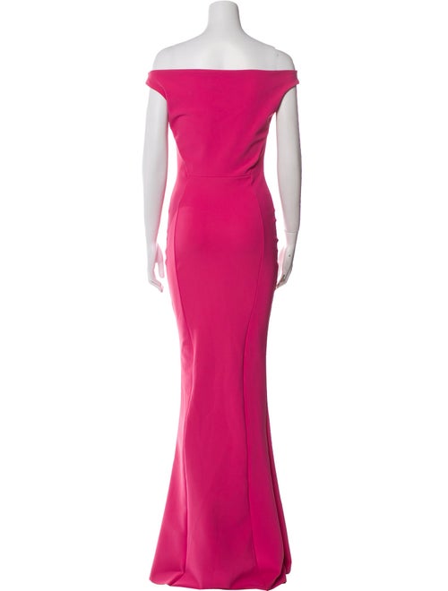 Chiara Boni Off-The-Shoulder Long Dress