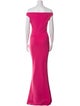 Chiara Boni Off-The-Shoulder Long Dress