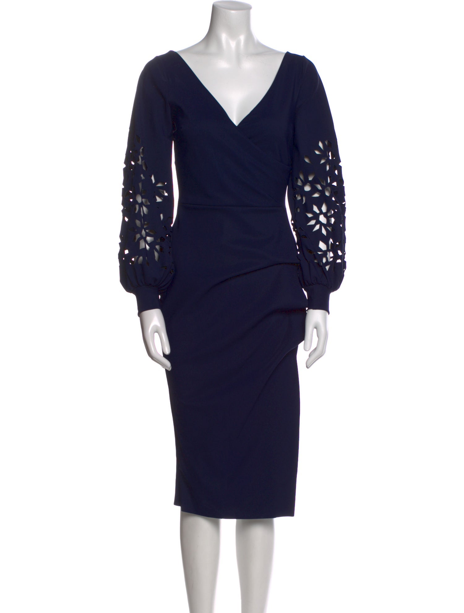 Chiara Boni V-Neck Midi Length Dress