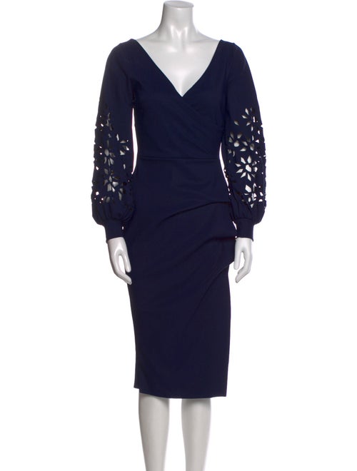 Chiara Boni V-Neck Midi Length Dress