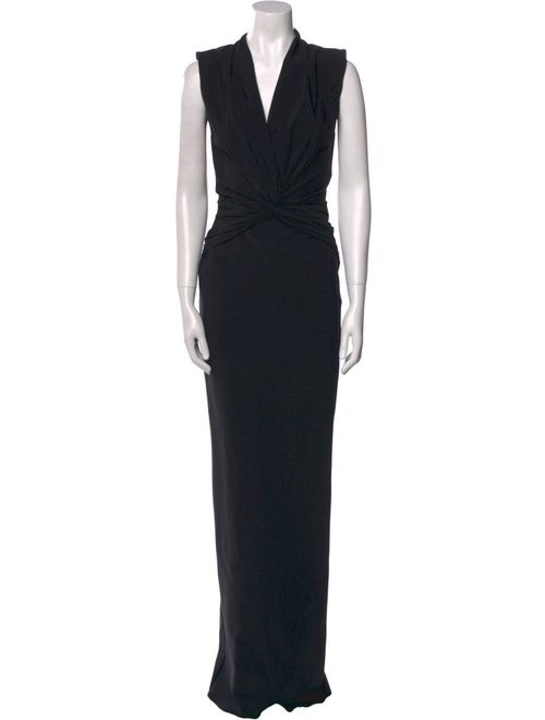 Chiara Boni V-Neck Long Dress