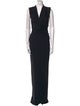 Chiara Boni V-Neck Long Dress