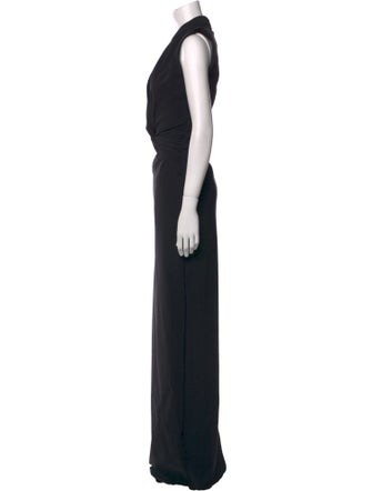 Chiara Boni V-Neck Long Dress
