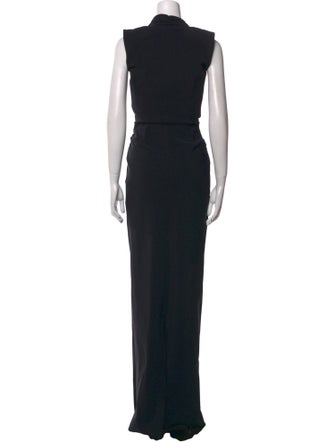 Chiara Boni V-Neck Long Dress