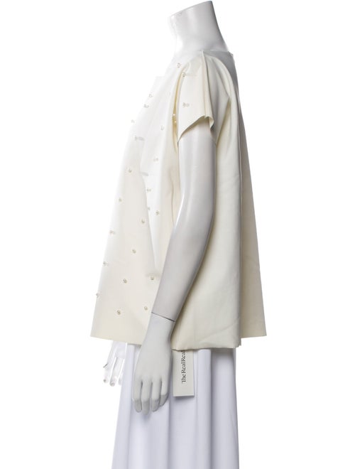 Chiara Boni Bateau Neckline Short Sleeve T-Shirt