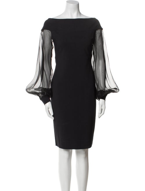 Chiara Boni Bateau Neckline Knee-Length Dress