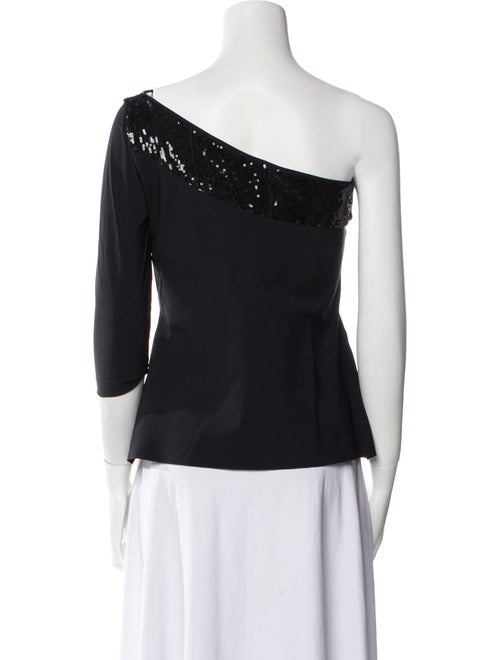 Chiara Boni One-Shoulder Three-Quarter Sleeve Top