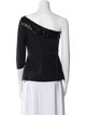 Chiara Boni One-Shoulder Three-Quarter Sleeve Top