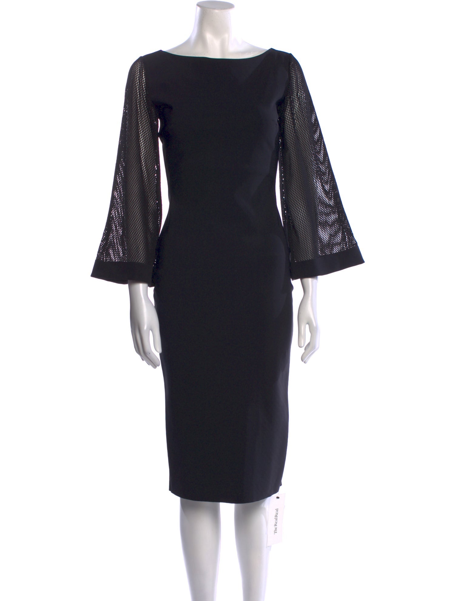 Chiara Boni Bateau Neckline Midi Length Dress