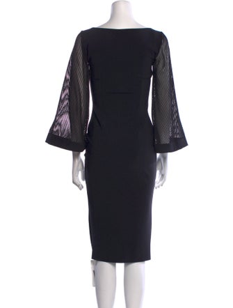 Chiara Boni Bateau Neckline Midi Length Dress