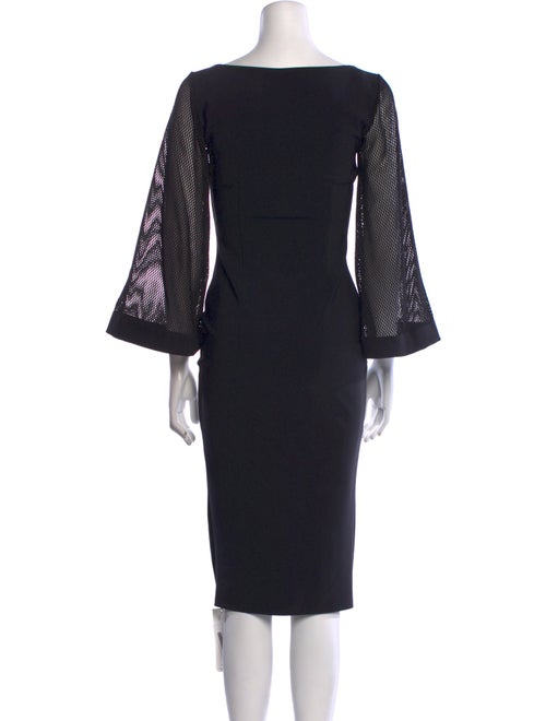 Chiara Boni Bateau Neckline Midi Length Dress