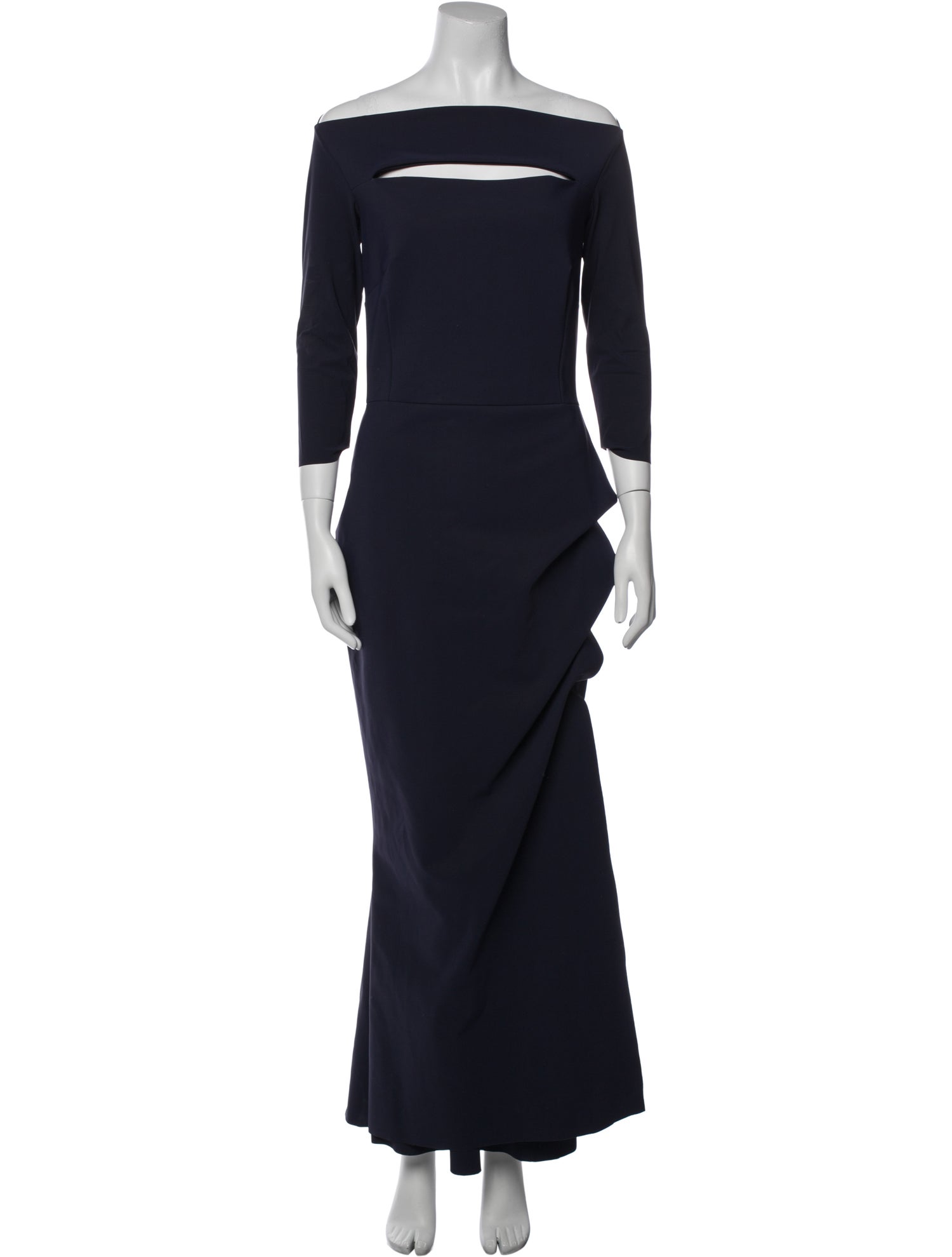 Chiara Boni Off-The-Shoulder Long Dress