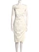 Chiara Boni Cowl Neck Knee-Length Dress