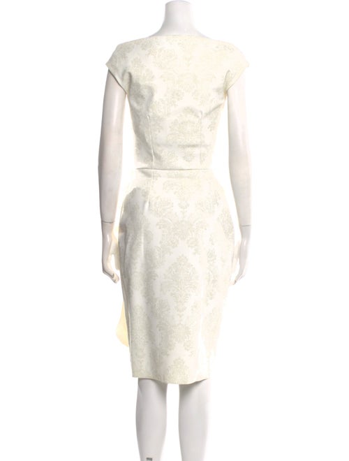 Chiara Boni Cowl Neck Knee-Length Dress