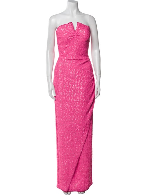 Chiara Boni Strapless Long Dress