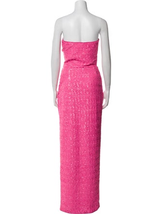 Chiara Boni Strapless Long Dress