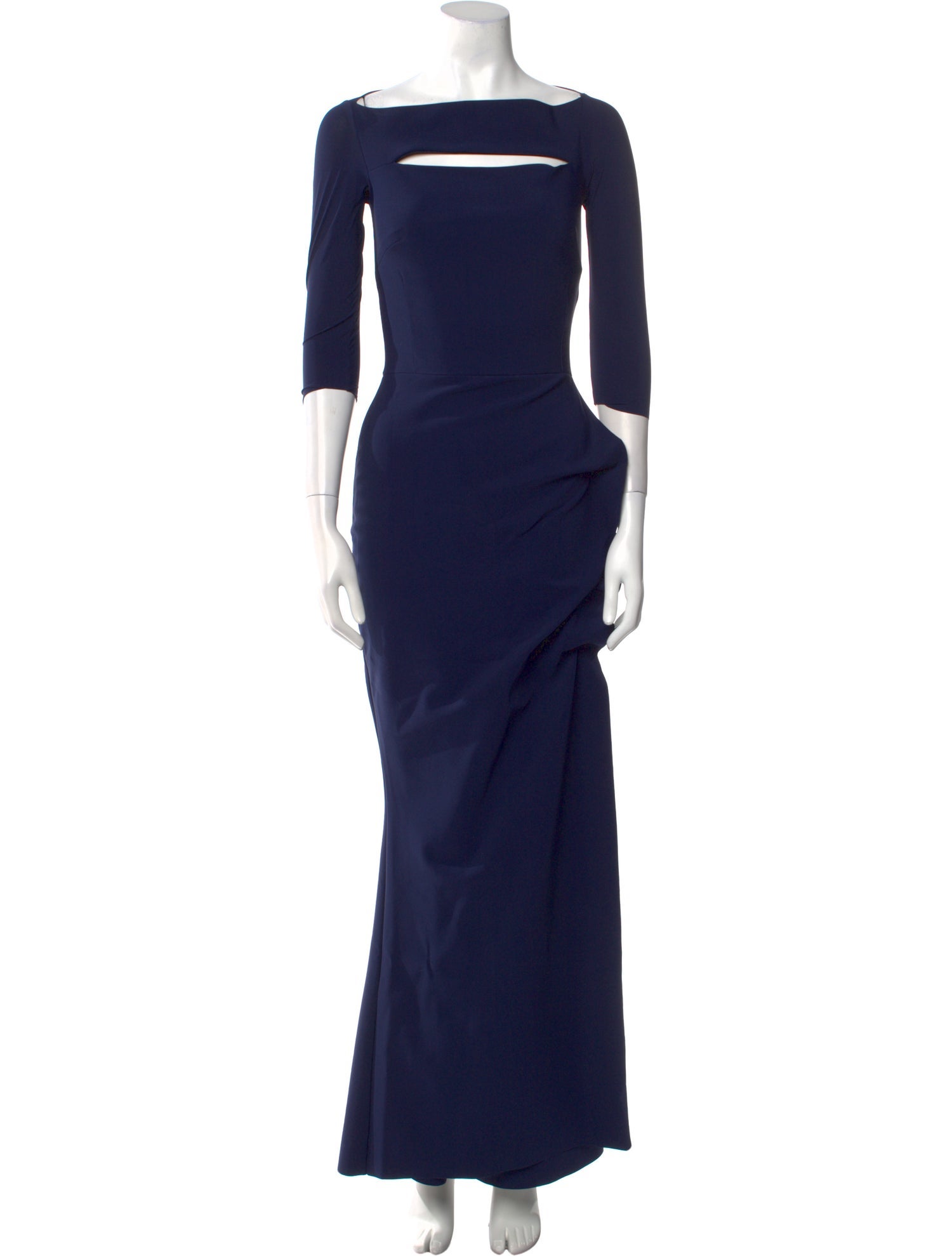 Chiara Boni Bateau Neckline Long Dress