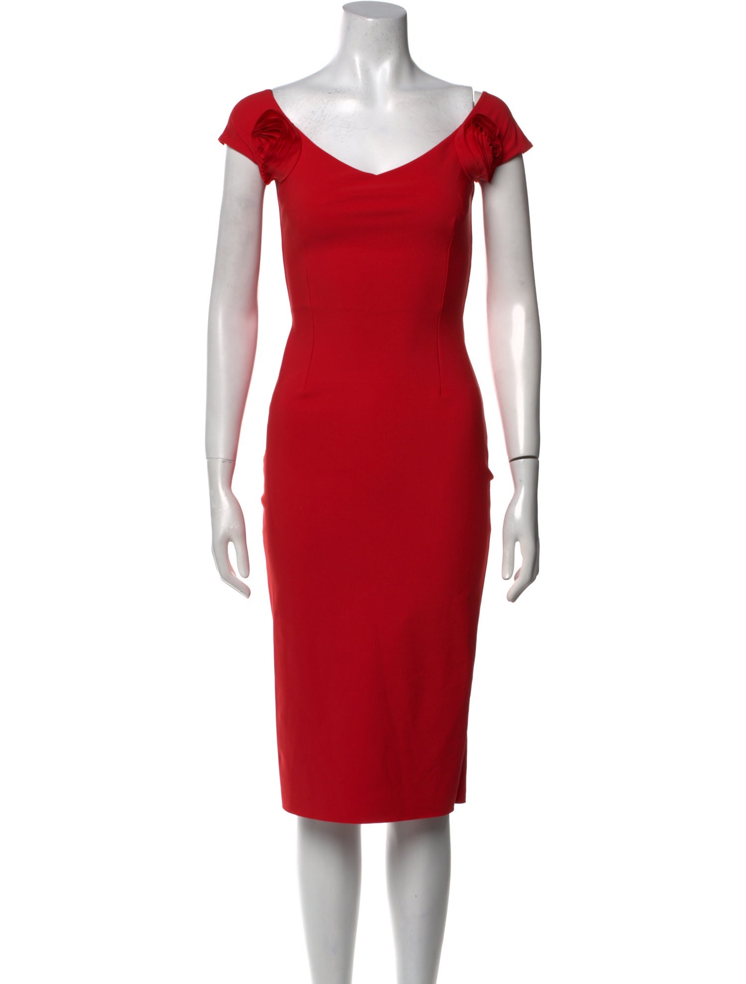 Chiara Boni V-Neck Midi Length Dress w/ Tags