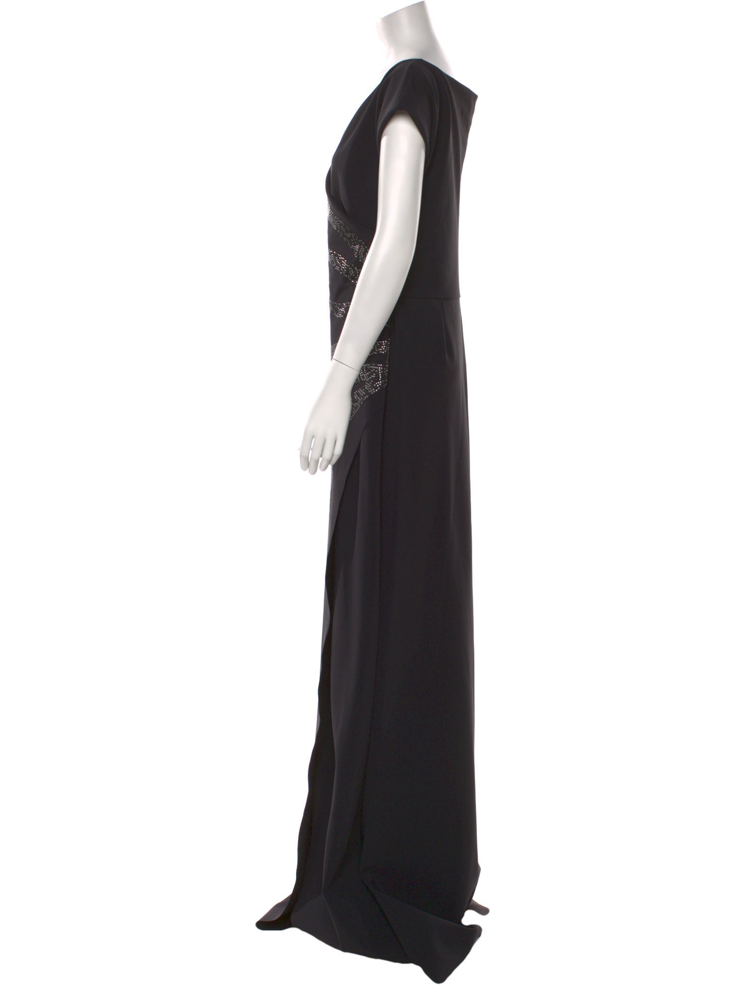 Chiara Boni V-Neck Long Dress
