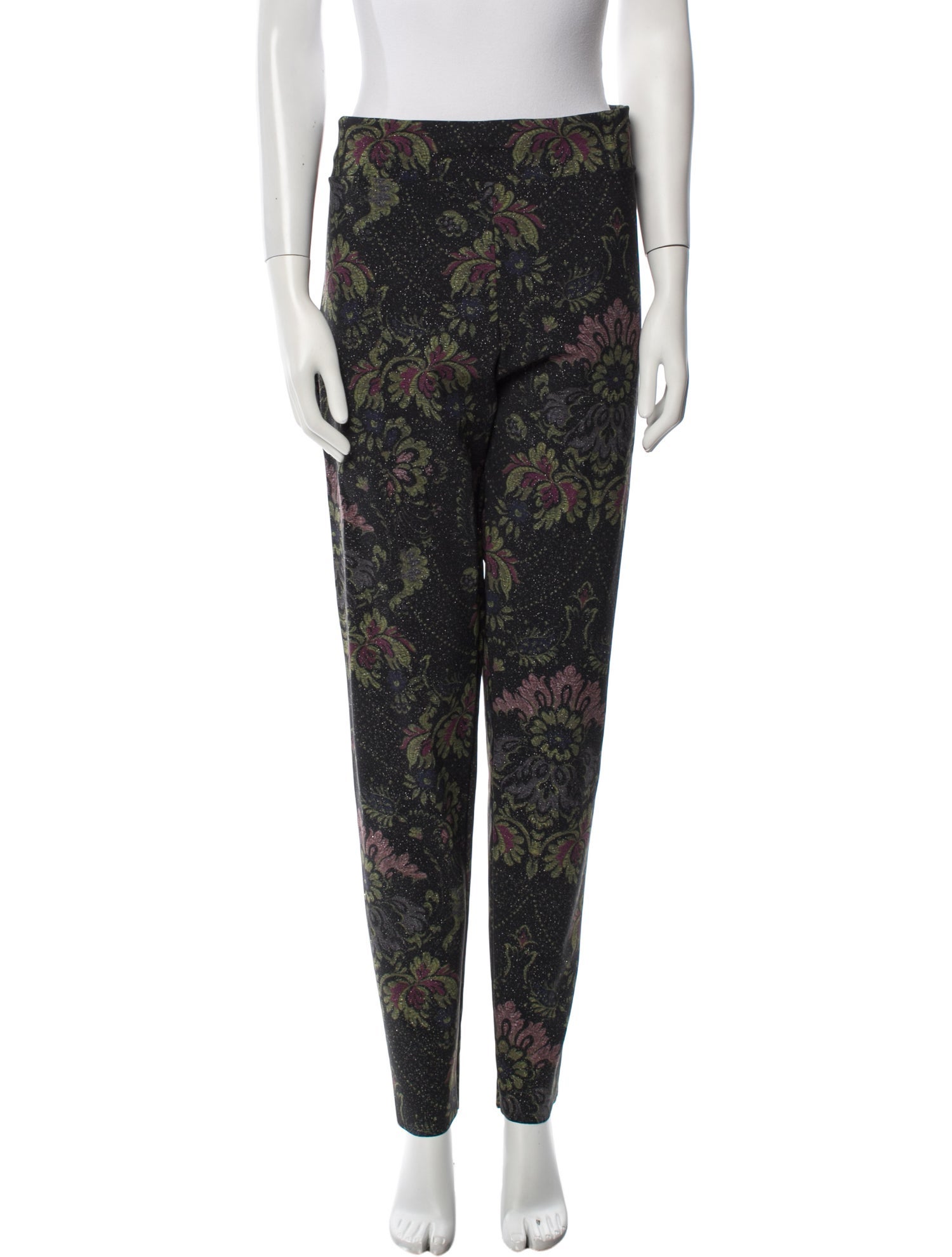 Chiara Boni Floral Print Skinny Leg Pants