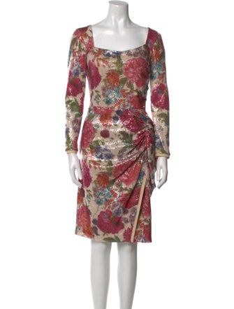 Chiara Boni Printed Knee-Length Dress