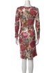 Chiara Boni Printed Knee-Length Dress