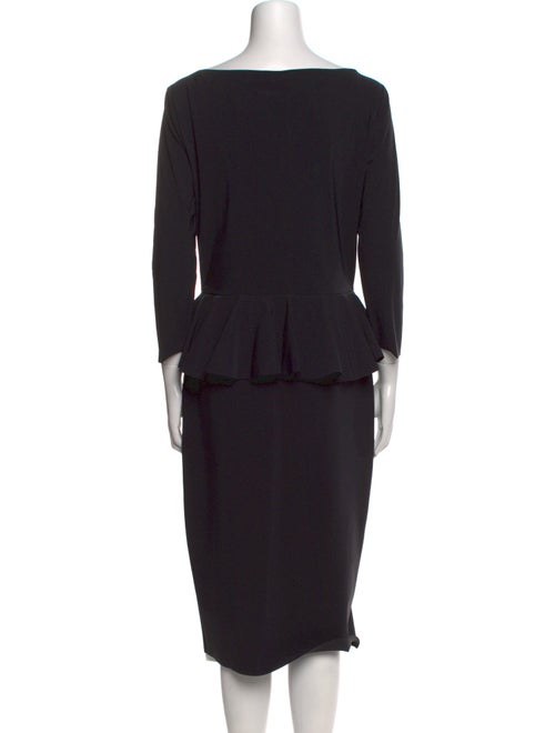 Chiara Boni Bateau Neckline Midi Length Dress