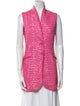 Chiara Boni Tweed Pattern Vest