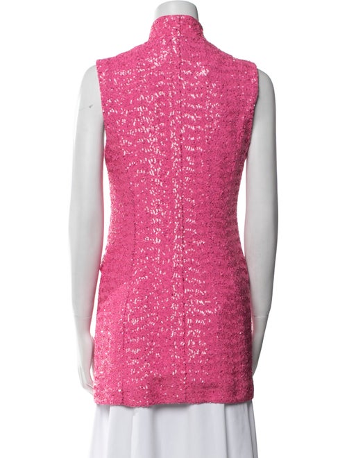 Chiara Boni Tweed Pattern Vest