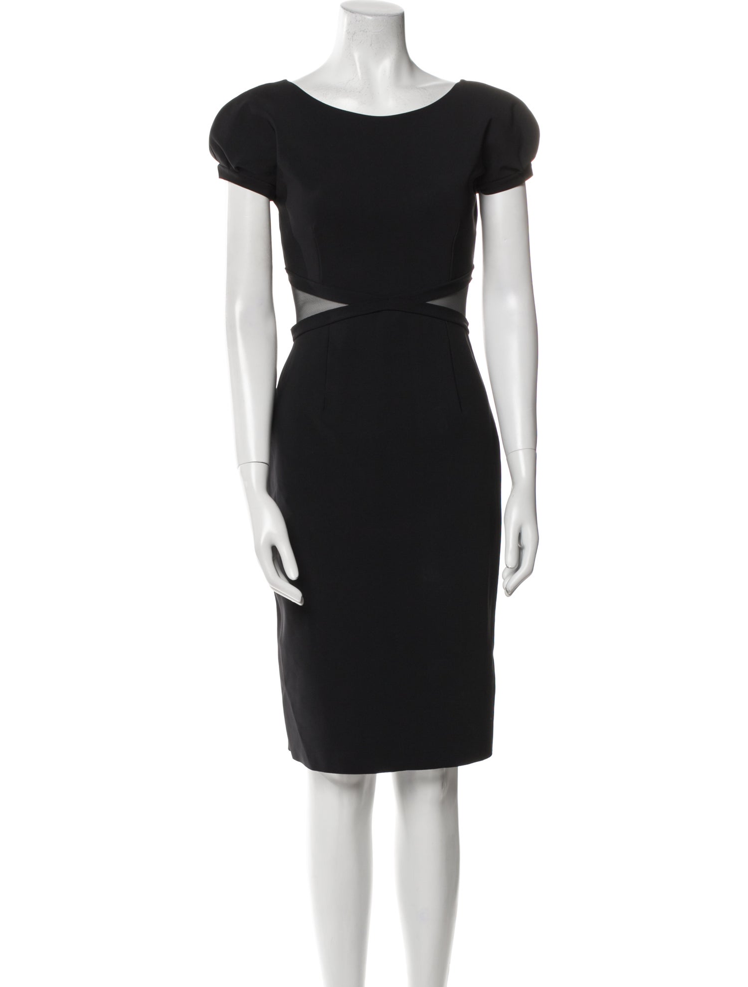 Chiara Boni Bateau Neckline Knee-Length Dress