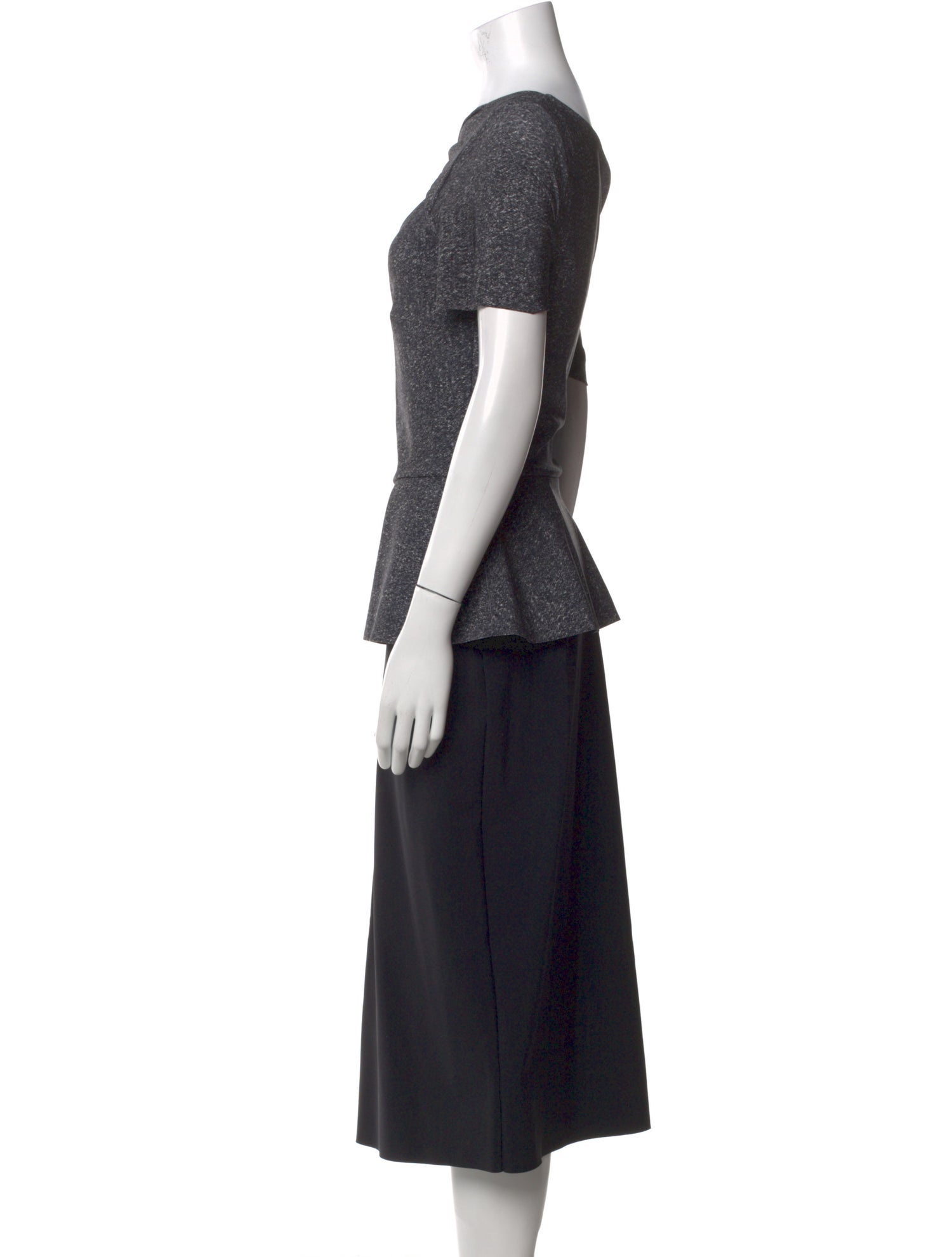 Chiara Boni Colorblock Pattern Midi Length Dress