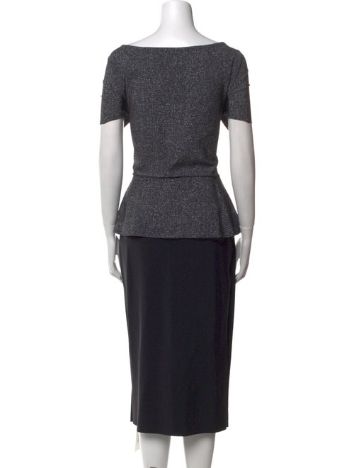 Chiara Boni Colorblock Pattern Midi Length Dress