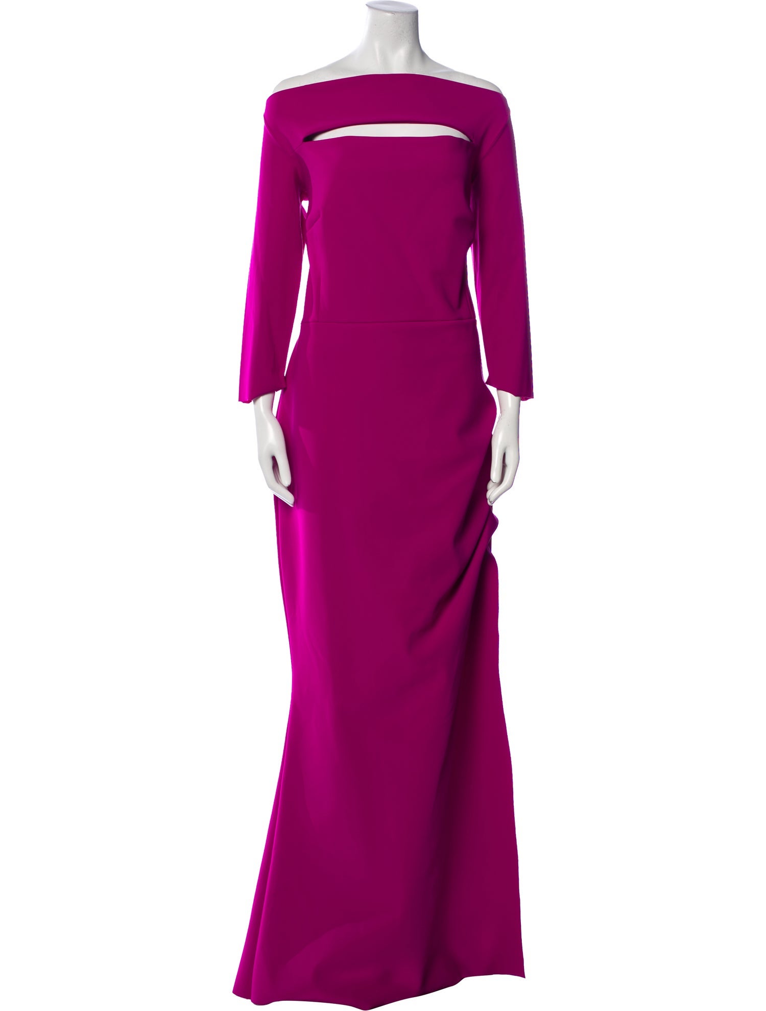 Chiara Boni Bateau Neckline Long Dress