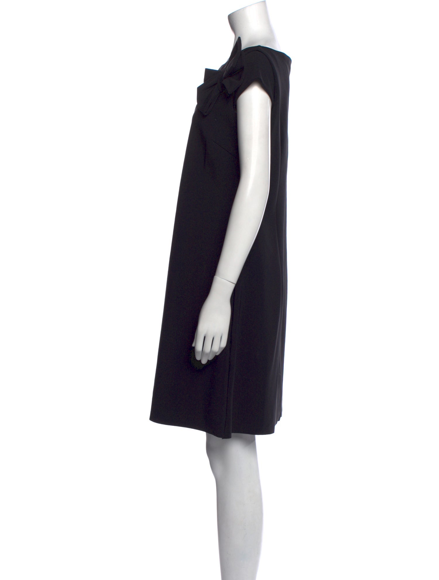 Chiara Boni Bateau Neckline Mini Dress
