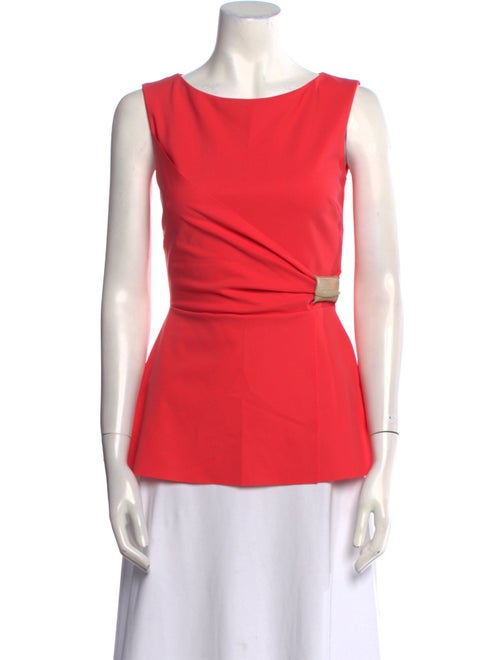 Chiara Boni Bateau Neckline Sleeveless Top
