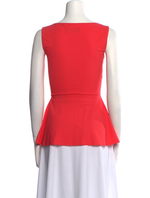 Chiara Boni Bateau Neckline Sleeveless Top